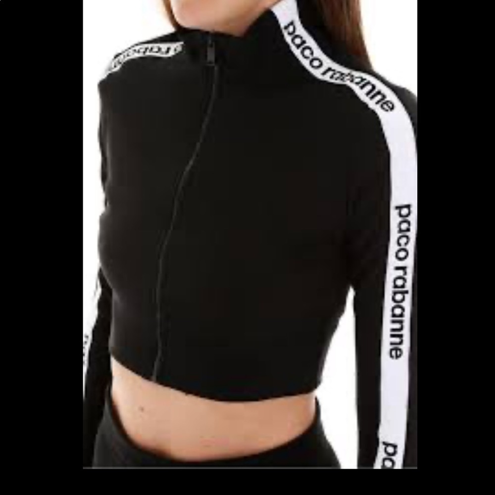 paco rabanne crop top jacket